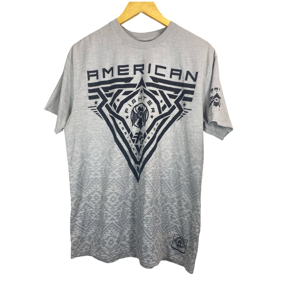 American Fighter Training Division Mens Gray Graphic T-Shirt XL Buckle Exclusive